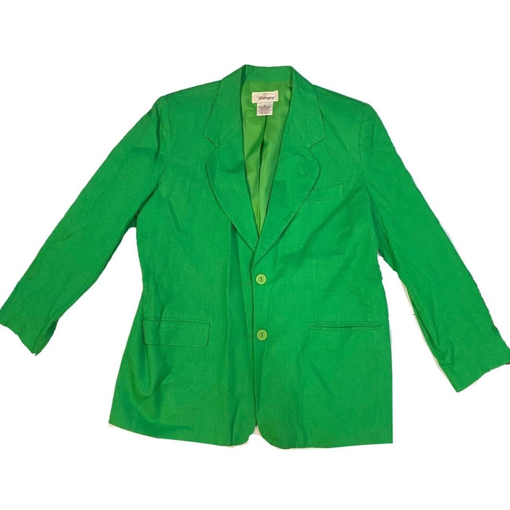 Green vintage blazer